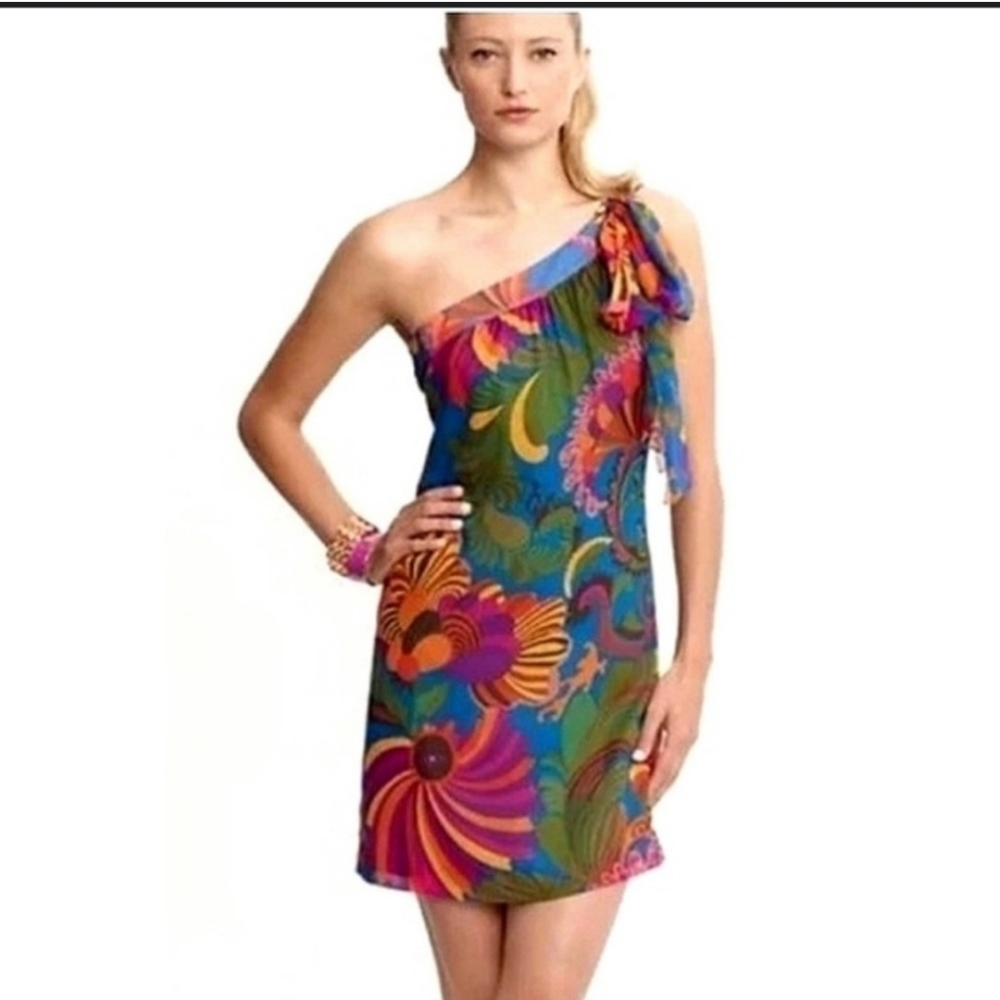 Banana Republic Trina Turk One-Shoulder Dress